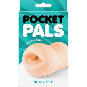 POCKET PALS MOUTH STROKER WHITE