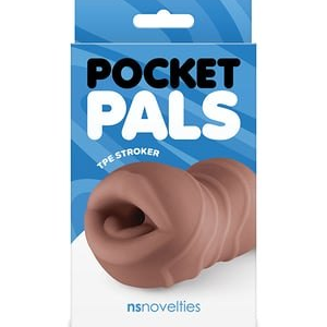 POCKET PALS MOUTH STROKER BROWN(SPEC)